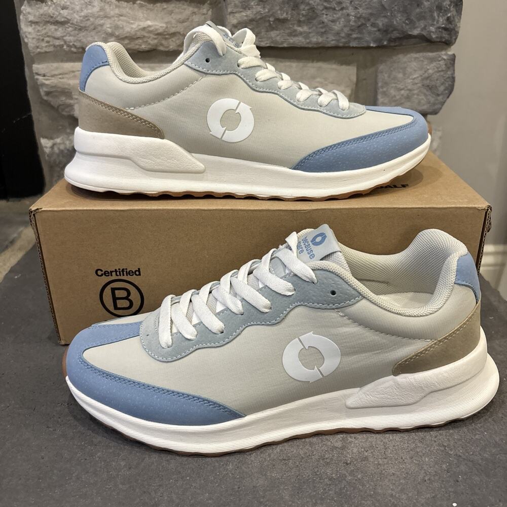 New ECOALF Prinalf Sneakers Light Gray Men's 7.5 / Women’s 9